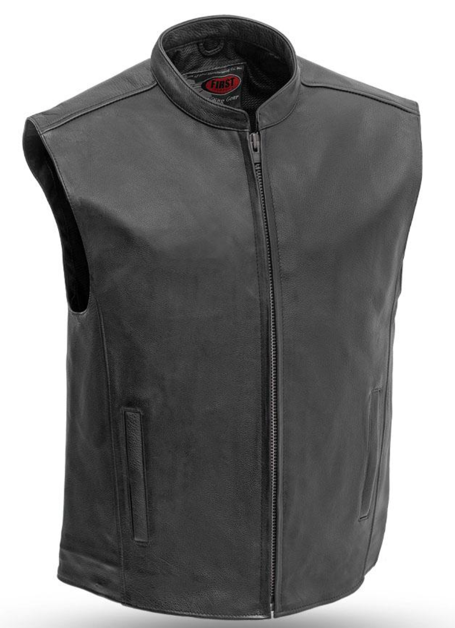 Club House - Men's Motorcycle Leather Vest